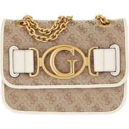 Guess Aileen 4g Logo Crossbody Bag - White