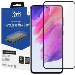 3mk Hardglass Max Lite Samsung, Galaxy S21 Fe, Vetro Temperato, Nero, Pellicola Salvaschermo Trasparente
