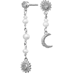 Maanesten Sunniva Earrings - Silver/Pearl/Labradorite