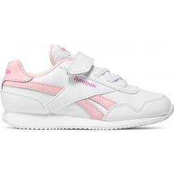 Reebok Girl's Royal Classic Jogger 3 - Cloud White/Astro Pink/Pink Glow