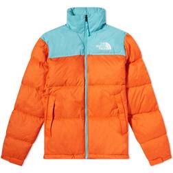 The North Face Men's 1996 Retro Nuptse Jacket - Red Orange-Transantarctic Blue