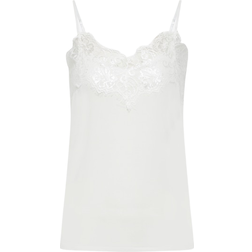 Soaked in Luxury Clara Singlet Top - White