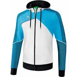 Erima Premium One 2.0 Training Jacket with Hood Men - White/Curacao/Black