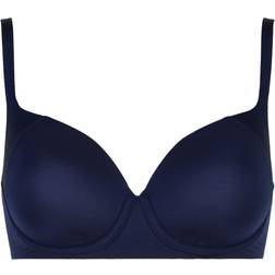 Triumph Body Make-Up Soft Touch Wired Padded Bra - Navy Blue