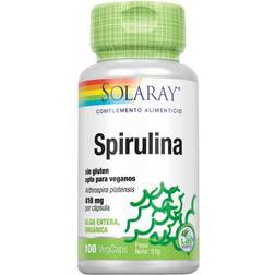 Solaray Spirulina 410mg 100 Stk.