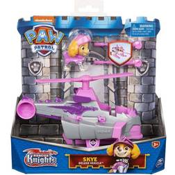 Paw Patrol 6063586, Rescue Knights Skye Transforming Car with Collectible Action Figure, Kids��’ Toys for Ages 3 and up