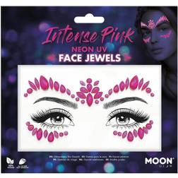 Smiffys Intense Pink UV Ansiktssmycken