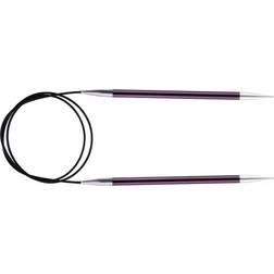 Knitpro Zing Rundpinde Aluminium 150cm 6,00mm 59in US10 Purple Velve