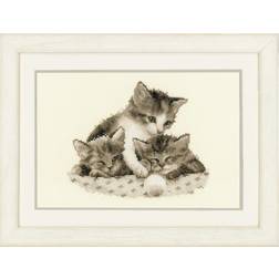 Vervaco Vervaco Counted Cross Stitch Kit: Three Little Kittens, Multi-Colour