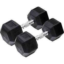 Gym Hantel sexkantig 2 x 2 kg