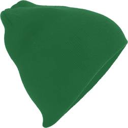 Beechfield Plain Basic Knitted Winter Beanie Hat - Bottle Green