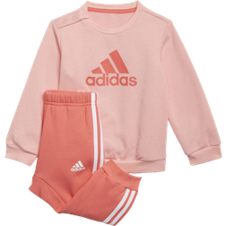 adidas Infant Badge of Sport Jogger Set - Glow Pink/Semi Turbo (HF1959)