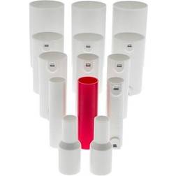 PM FLEX Plastmuffe 40 mm, halogenfri, hvid