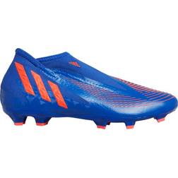 Adidas Predator Edge.3 Laceless Firm Ground - Hi-Res Blue/Turbo/Hi-Res Blue