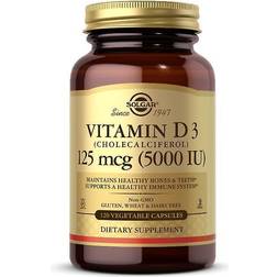 Solgar Vitamin D3 Cholecalciferol 5000iu 120 stk