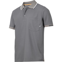 Snickers Workwear AllroundWork 37.5 Tech Short Sleeve Polo Shirt - Steel Grey