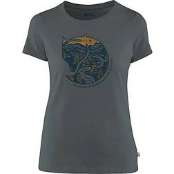 Fjällräven Arctic Fox Print T-shirt W - Dusk