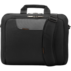 Everki Black Advance Laptop Briefcase, fits up to 16' Model EKB407NCH