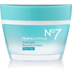 No7 Hydraluminous Overnight Recovery Cream Drier Skin 50ml