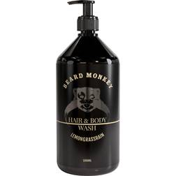 Beard Monkey Hair & Body Wash Lemongrass 1000ml