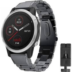 CaseOnline Stainless Steel Armband for Garmin Fenix 6S