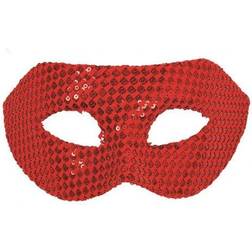 Bristol Novelty Sequin Eyemask Red