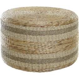 Dkd Home Decor Fotpall Fibrer Naturell Sjögräs (65 x 65 x 39 cm) Fotpall