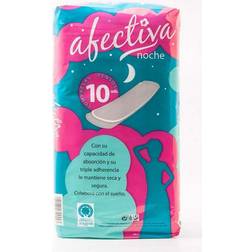 Maxi pads without wings Afectiva (10 uds)