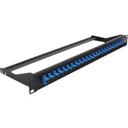 DeLock 19 Fibre Patch Panel 24 port SC Simplex blue