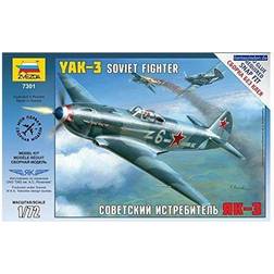 Yak-3 Soviet Fighter 1/72 Airplane Model Kit Zvesda 7301