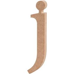 Creativ Company Bogstav højde 15,5 cm tykkelse 2 cm j MDF