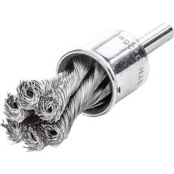 Knot End Brush with Shank 19MM, 0.35 Steel Wire