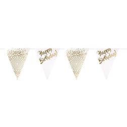 Folat HBD Luxury Gold Bunting 6 meter