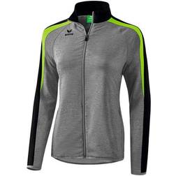 Erima Liga 2.0 Presentation Jacket Women - Grey Marl/Black/Green Gecko