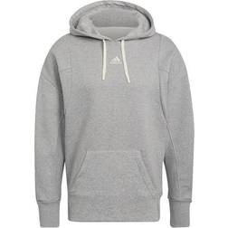 adidas Studio Lounge Fleece Hoodie - Medium Grey Heather