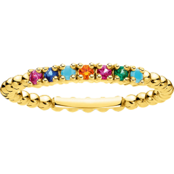 Thomas Sabo Dots Ring - Gold/Multicolour