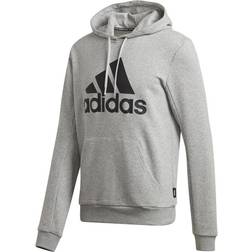 adidas Badge Of Sport French Terry Hoodie - Medium Grey Heather