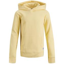 Jack & Jones Boy's Kangaroo Pocket Hoodie - Yellow/Mellow Yellow (12184813)