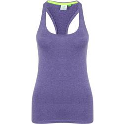 Tombo Racerback Sleeveless Vest Top Women - Purple Marl