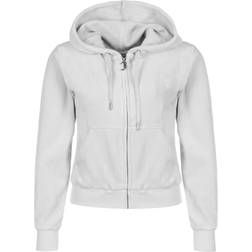 Juicy Couture Luxe Velour Robertson Hoodie - Quiet Grey