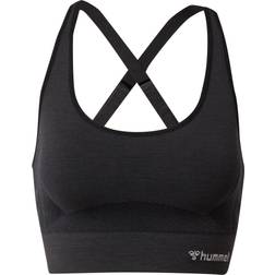 Hummel Clea Seamless Sports Top - Black Melange