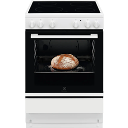 Electrolux komfur LKR6000CNW Sort, Hvid