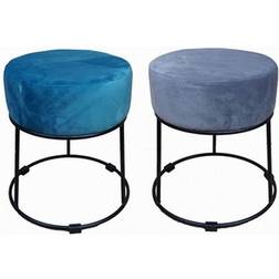 Dkd Home Decor S3023509 Foot Stool 37cm 2pcs