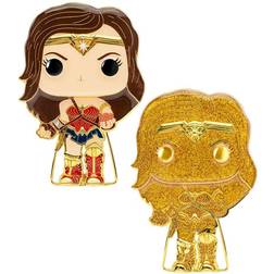 Funko DCCPP0011 POP Pin: Wonder Woman w/ Chase 1 in 12 chance you may find the Chase! Multicolor, 3.75 inches