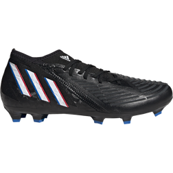 adidas Predator Edge.2 Firm Ground - Core Black/Cloud White/Vivid Red