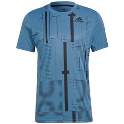 adidas Club Tennis Graphic T-shirt Men - Altered Blue/Black
