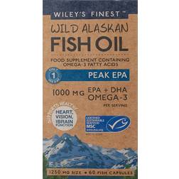 Wiley's Finest Wiley's Finest Peak EPA Fish Oil 1000mg 30 Capsules 30 pcs