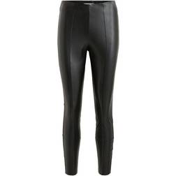 Vila Barb High Waisted Trousers - Black