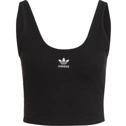 adidas Women Originals Adicolor Essentials Rib Tank Top - Black