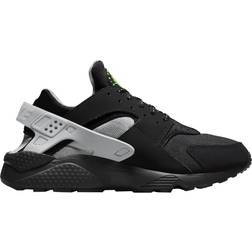 NIKE Air Huarache M - Black/Metallic Silver/Reflect Silver/Green Strike